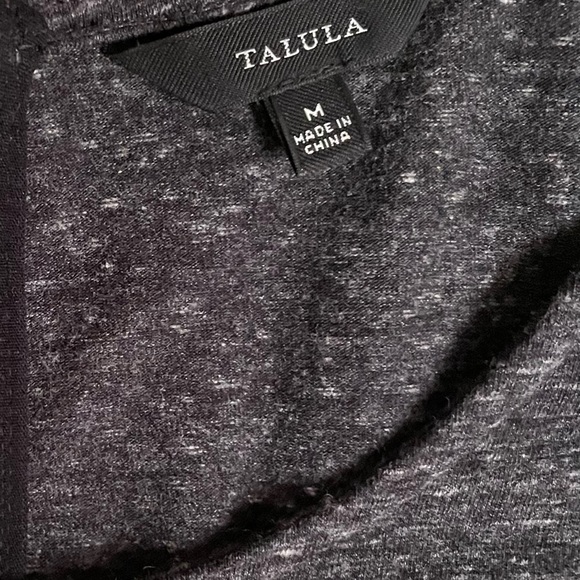 Aritzia Talula Lambeth Long Sleeve Skater Fit and Flare Grey Dress - Picture 5 of 5